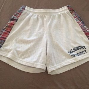 Salisbury University Gym Short (Plaid Down Sides)